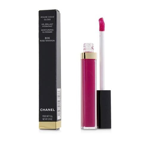 chanel rouge coco gloss 806 rose tentation|chanel rouge coco gloss.